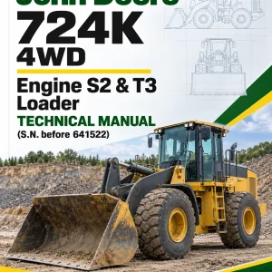 John Deere 724K 4WD Engine S2 & T3 Loader Technical Manual (S.N. before 641522) John Deere 724K 4WD Engine S2 & T3 Loader Technical Manual (S.N. before 641522)