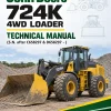John Deere 724K 4WD Loader Technical Manual (S.N. after C658297 & D658297 - )