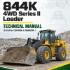 John Deere 844K 4WD Series II Loader Technical Manual (S.N after C664096 & D664096 -)