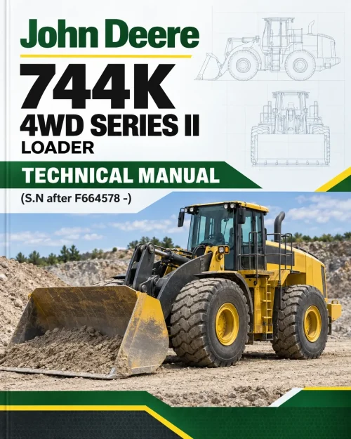 John Deere 744K 4WD Series II Loader Technical Manual (S.N after F664578 -)