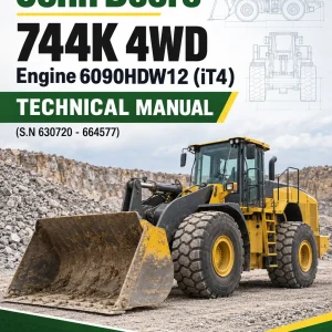 John Deere 744K 4WD Engine 6090HDW12 (iT4) Technical Manual (S.N 630720 - 664577)