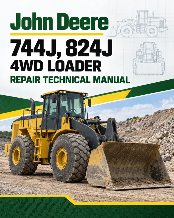 John Deere 744J, 824J 4WD Loader Repair Technical Manual