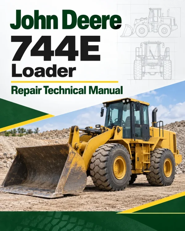 John Deere 744E Loader Repair Technical Manual