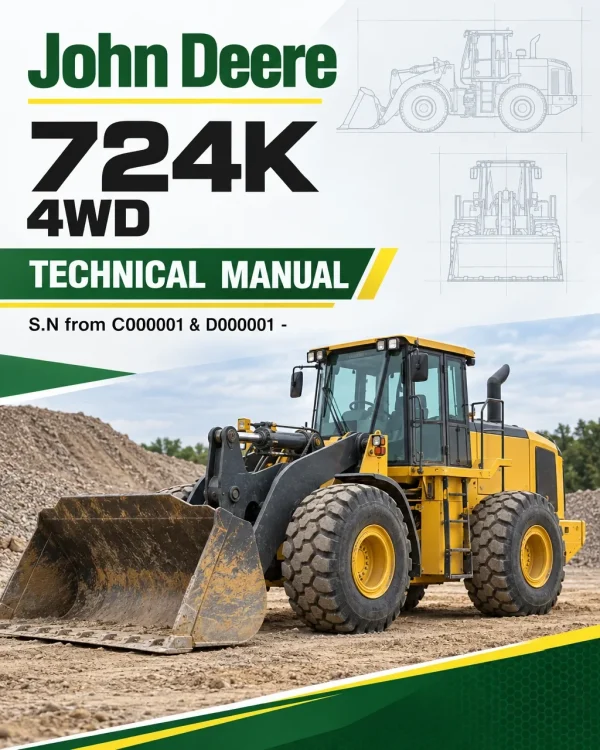 John Deere 724K 4WD Technical Manual (S.N from C000001 & D000001 - )