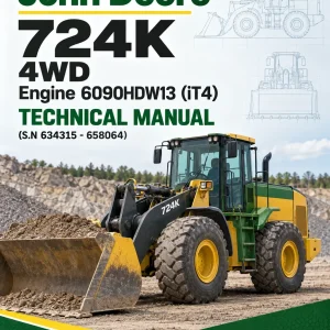 John Deere 724K 4WD Engine 6090HDW13 (iT4) Technical Manual (S.N 634315 - 658064)