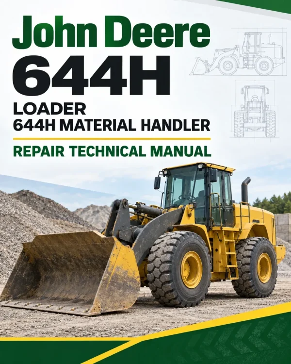 John Deere 644H loader 644H Material Handler Repair Technical Manual