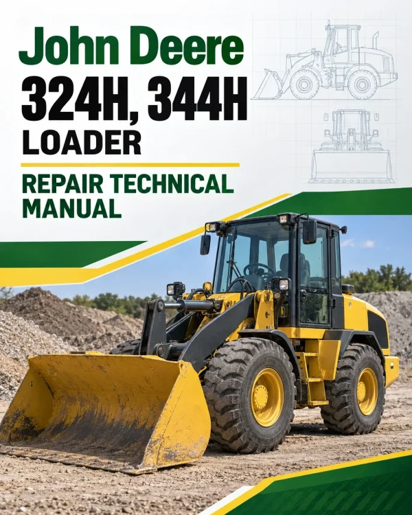 John Deere 324H, 344H Loader Repair Technical Manual
