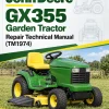 John Deere GX355 Garden Tractor Repair Technical Manual (TM1974)