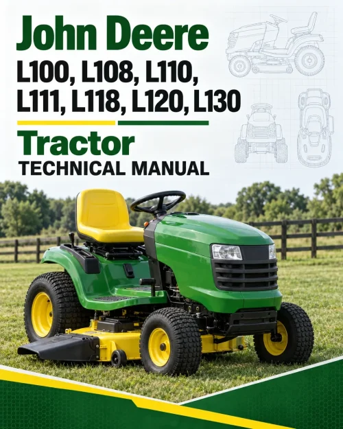 John Deere L100, L108, L110, L111, L118, L120, L130 Tractor Technical Manual John Deere L100, L108, L110, L111, L118, L120, L130 Tractor Technical Manual