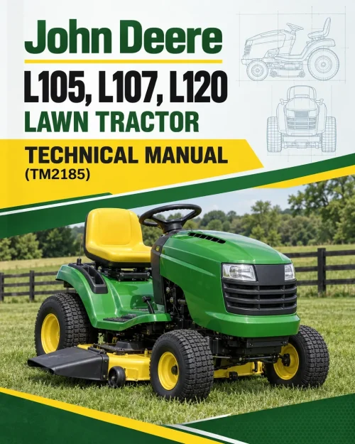 John Deere L105, L107, L120 Lawn Tractor Technical Manual (TM2185) John Deere L105, L107, L120 Lawn Tractor Technical Manual (TM2185)