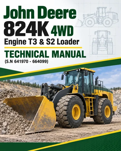 John Deere 824K 4WD Engine T3 & S2 Loader Technical Manual (S.N 641970 - 664099) John Deere 824K 4WD Engine T3 & S2 Loader Technical Manual (S.N 641970 - 664099)