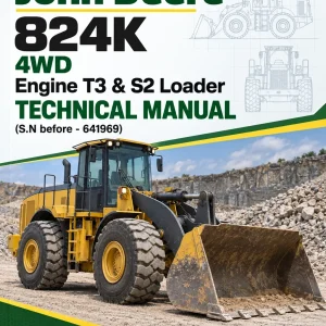 John Deere 824K 4WD Engine T3 & S2 Loader Technical Manual (S.N before - 641969) John Deere 824K 4WD Engine T3 & S2 Loader Technical Manual (S.N before - 641969)