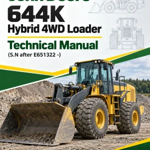 John Deere 644K Hybrid 4WD Loader Technical Manual (S.N after E651322 -) John Deere 644K Hybrid 4WD Loader Technical Manual (S.N after E651322 -)