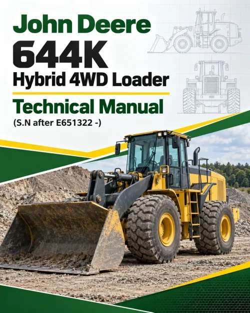 John Deere 644K Hybrid 4WD Loader Technical Manual (S.N after E651322 -) John Deere 644K Hybrid 4WD Loader Technical Manual (S.N after E651322 -)