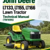 John Deere LT133, LT155, LT166 Lawn Tractor Technical Manual (TM1695) John Deere LT133, LT155, LT166 Lawn Tractor Technical Manual (TM1695)