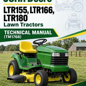 John Deere LTR155, LTR166, LTR180 Lawn Tractors Technical Manual (TM1768) John Deere LTR155, LTR166, LTR180 Lawn Tractors Technical Manual (TM1768)