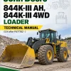 John Deere 844K-III AH, 844K-III 4WD Loader Technical Manual (S.N after F677782 - )