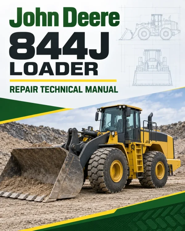 John Deere 844J Loader Repair Technical Manual