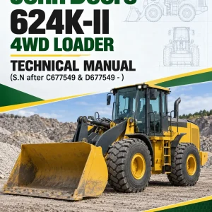 John Deere 624K-II 4WD Loader Technical Manual (S.N after C677549 & D677549 - )