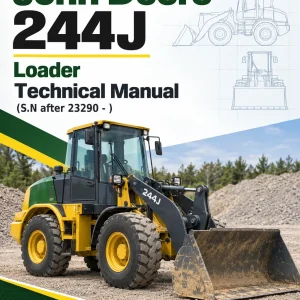 John Deere 244J Loader Technical Manual (S.N after 23290 - )
