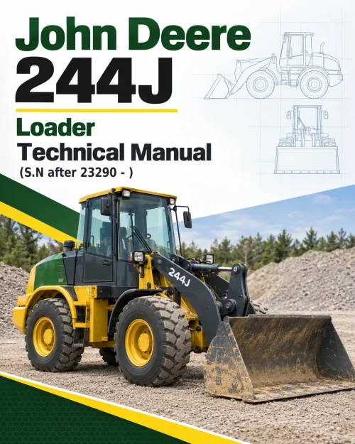 John Deere 244J Loader Technical Manual (S.N after 23290 - ) John Deere 244J Loader Technical Manual (S.N after 23290 - )