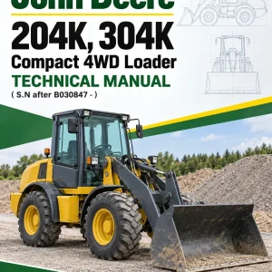 John Deere 204K, 304K Compact 4WD Loader Technical Manual ( S.N after B030847 -)