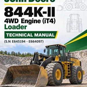 John Deere 844K-II 4WD Engine (iT4) Loader Technical Manual (S.N E645194 - E664097) John Deere 844K-II 4WD Engine (iT4) Loader Technical Manual (S.N E645194 - E664097)