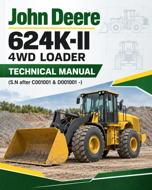 John Deere 624K-II 4WD Loader Technical Manual (S.N after C001001 & D001001 -)