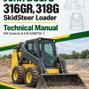 John Deere 316GR, 318G SkidSteer Loader Technical Manual (EH Controls & S.N G298752 -)