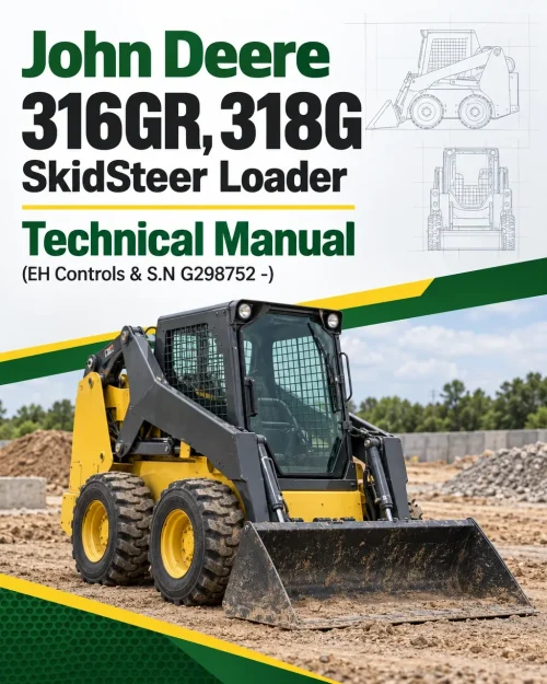 John Deere 316GR, 318G SkidSteer Loader Technical Manual (EH Controls & S.N G298752 -) John Deere 316GR, 318G SkidSteer Loader Technical Manual (EH Controls & S.N G298752 -)