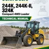 John Deere 244K, 244K-II, 324K Compact 4WD Loader Technical Manual ( S.N B034182 - )