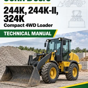 John Deere 244K, 244K-II, 324K Compact 4WD Loader Technical Manual ( S.N B034182 - ) John Deere 244K, 244K-II, 324K Compact 4WD Loader Technical Manual ( S.N B034182 - )