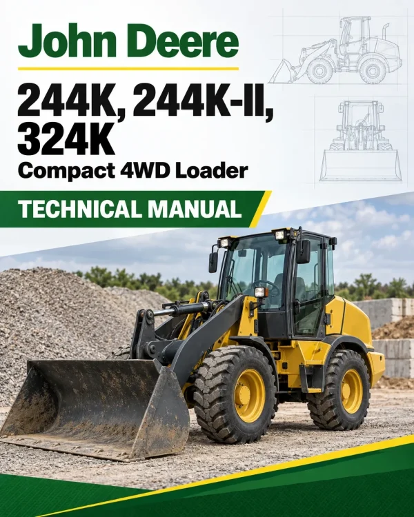 John Deere 244K, 244K-II, 324K Compact 4WD Loader Technical Manual ( S.N B034182 - )
