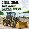 John Deere 204L, 304L 4WD Loader Technical Manual (S.N after B040073 -)