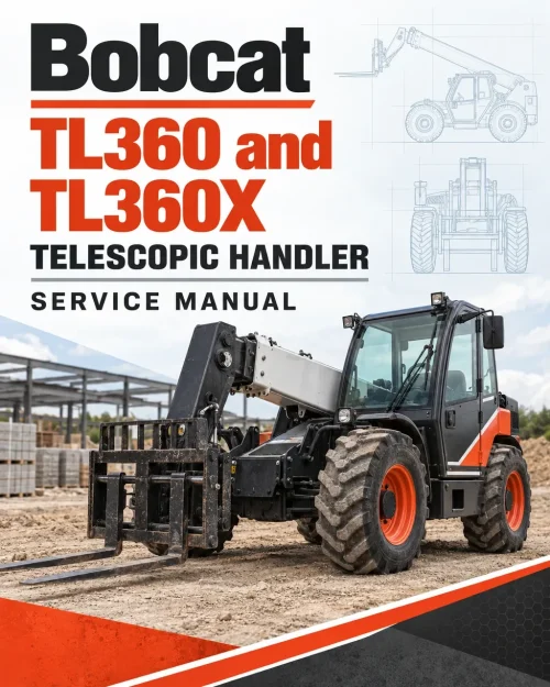 Bobcat TL360 and TL360X Telescopic Handler Service Manual