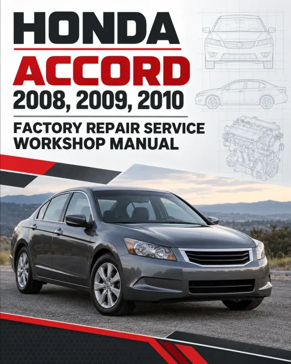 HONDA ACCORD 2008, 2009, 2010 Factory Repair Service Workshop Manual