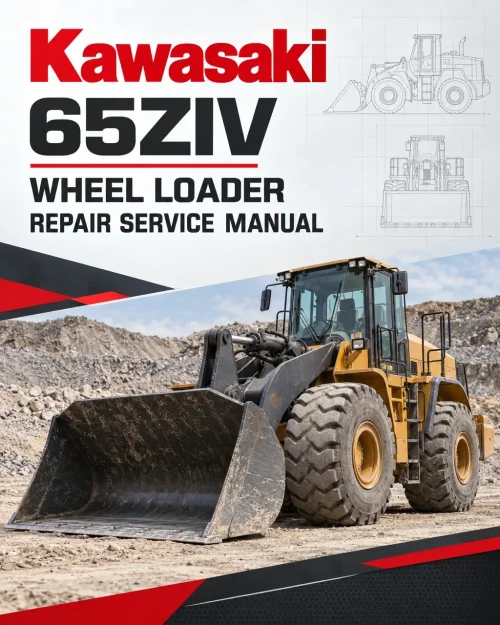 Kawasaki 65ZIV Wheel Loader Repair Service Manual
