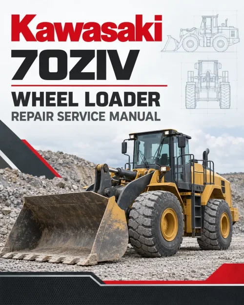 Kawasaki 70ZIV Wheel Loader Repair Service Manual Kawasaki 70ZIV Wheel Loader Repair Service Manual