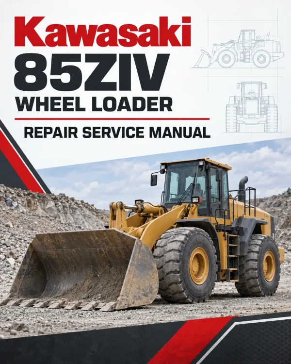 Kawasaki 85ZIV Wheel Loader Repair Service Manual Kawasaki 85ZIV Wheel Loader Repair Service Manual