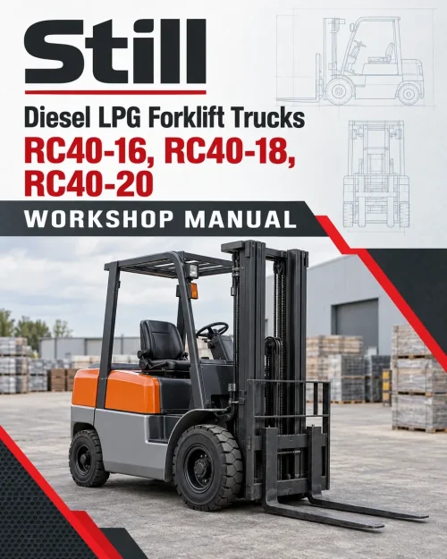 Still Diesel LPG Forklift Trucks RC40: RC40-16, RC40-18, RC40-20 Workshop Manual