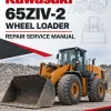 Kawasaki 65ZIV-2 Wheel Loader Repair Service Manual