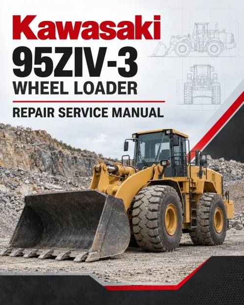 Kawasaki 95ZIV-3 Wheel Loader Repair Service Manual Kawasaki 95ZIV-3 Wheel Loader Repair Service Manual