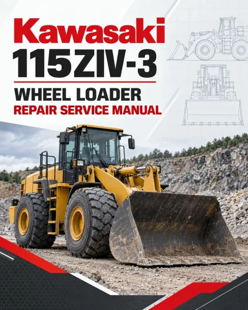 Kawasaki 115ZIV-3 Wheel Loader Repair Service Manual