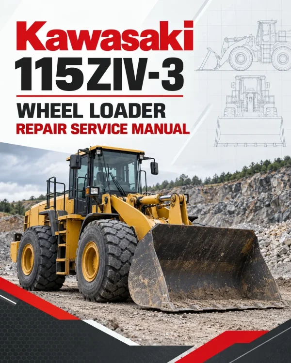 Kawasaki 115ZIV-3 Wheel Loader Repair Service Manual