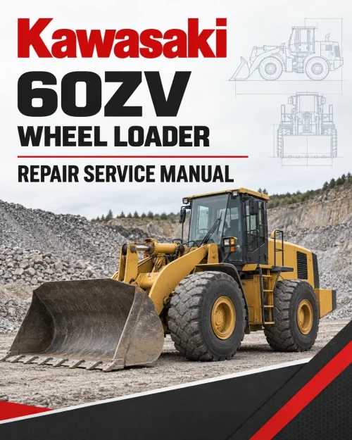 Kawasaki 60ZV Wheel Loader Repair Service Manual