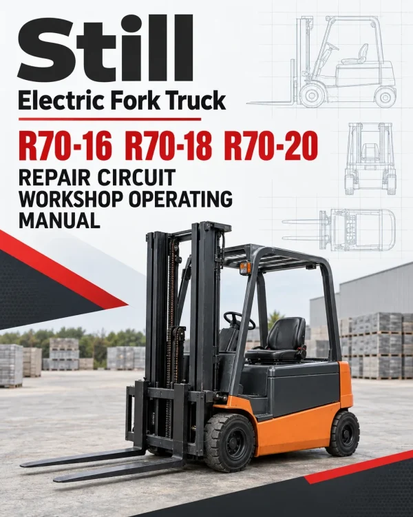 Still Electric Fork Truck R70: R70-16 R70-18 R70-20 Repair Circuit Workshop Operating Manual