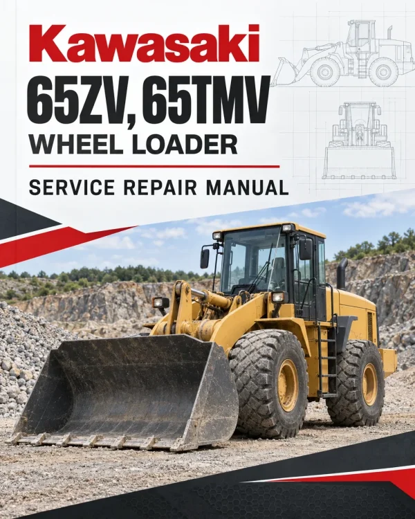 Kawasaki 65ZV, 65TMV Wheel Loader Repair Service Manual Kawasaki 65ZV, 65TMV Wheel Loader Repair Service Manual