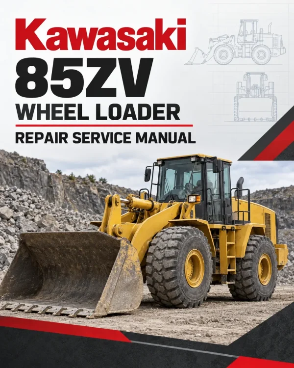 Kawasaki 85ZV Wheel Loader Repair Service Manual Kawasaki 85ZV Wheel Loader Repair Service Manual