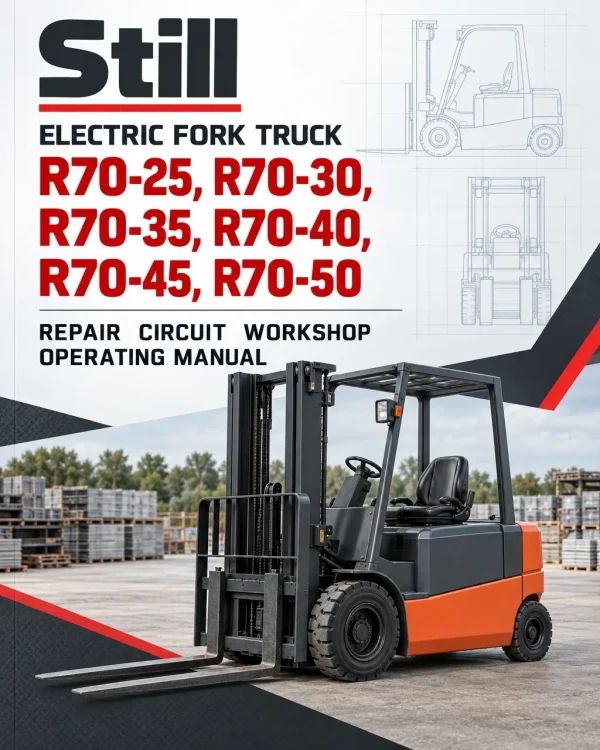 Still Electric Fork Truck R70: R70-25, R70-30, R70-35, R70-40, R70-45, R70-50 Repair Circuit Workshop Operating Manual