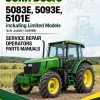 John Deere 5083E, 5093E, 5101E including Limited Models Manuals (S.N 344001-439999) John Deere 5083E, 5093E, 5101E including Limited Models Manuals (S.N 344001-439999)
